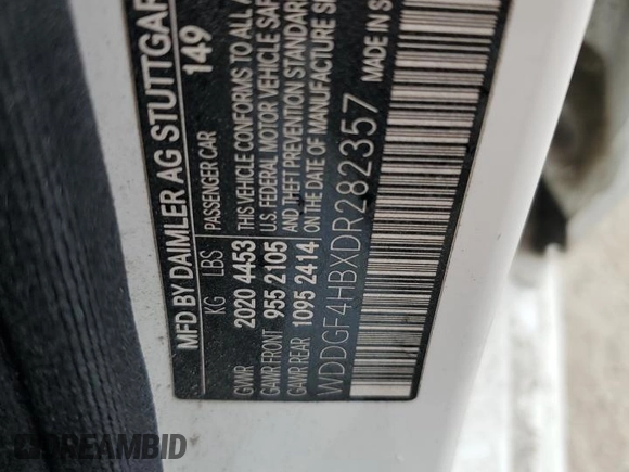 2013 Mercedes-Benz C 250 Sport с VIN WDDGF4HBXDR282357, выставлен на аукционе Copart как лот 61191975 с пробегом 73 832 миль миль и На запчасти • Non repairable. История ставок и продаж доступна на DreamBid. Изображение 13.