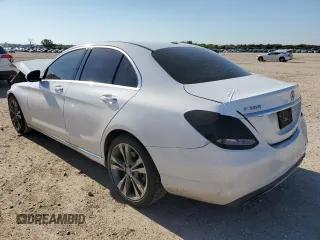 2016 Mercedes-Benz C 300 with VIN 55SWF4JB1GU132386, listed as a Copart auction lot 56716635 with 121,186 mi miles and Salvage title. Bid and sale history available at DreamBid. Image 2.