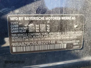 2018 BMW 3 Series 330i xDrive with VIN WBA8Z9C55JB220144, listed as a Copart auction lot 70318254 with 72,145 mi miles and Salvage Title. Bid and sale history available at carsss.com. Image 14.