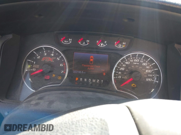 2012 Ford F-150 XL with VIN 1FTFW1CT5CFC95215, listed as a IAAI auction lot 41644046 with 222,735 mi miles. Bid and sale history available at carsss.com. Image 7.