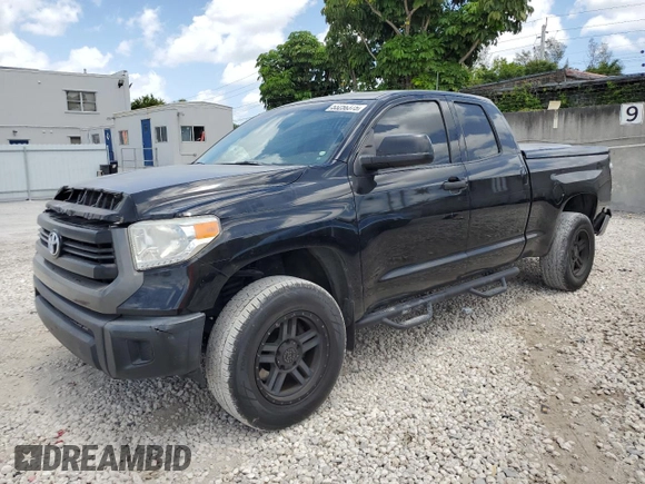 2016 Toyota Tundra SR with VIN 5TFRM5F17GX100591, listed as a Copart auction lot 53256375 with 198,575 mi miles and Salvage title. Bid and sale history available at DreamBid. Image 1.