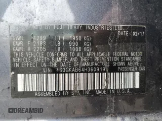 2017 Subaru Impreza Premium z VIN 4S3GKAB64H3609196, wystawiony jako Copart lot #55742075 z przebiegiem 45 133 mil mil oraz Szkoda całkowita • Salvage title. Historia ofert i sprzedaży dostępna na DreamBid. Obrazek 12.