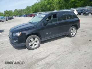 2017 Jeep Compass Latitude with VIN 1C4NJDEB0HD106702, listed as a Copart auction lot 56279285 with 101,395 mi miles and Salvage title. Bid and sale history available at DreamBid. Image 1.