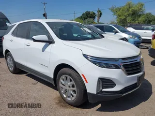 2023 Chevrolet Equinox LT with VIN 3GNAXKEG3PS124856, listed as a IAAI auction lot 42055575 with 20,308 mi miles and . Bid and sale history available at carsss.com. Image 1.