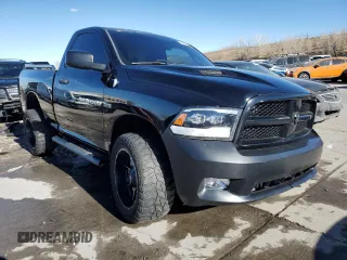 2012 Ram 1500 Express with VIN 3C6JD7AT6CG172387, listed as a Copart auction lot 44450645 with 67,277 mi miles and Salvage Title. Bid and sale history available at carsss.com. Image 4.