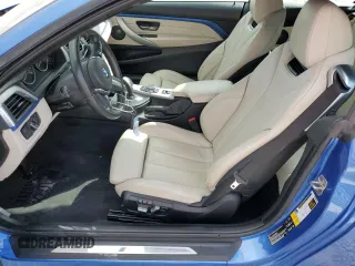 2018 BMW 4 Series 430i xDrive with VIN WBA4Z3C53JEC56749, listed as a Copart auction lot 45543915 with 34,901 mi miles and Salvage Title. Bid and sale history available at DreamBid. Image 7.