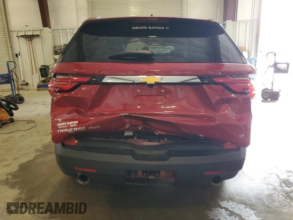2023 Chevrolet Traverse LT with VIN 1GNEVHKWXPJ229112, listed as a Copart auction lot 61419135 with 26,849 mi miles and Non repairable. Bid and sale history available at DreamBid. Image 6.