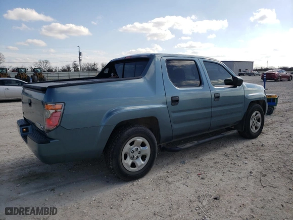 2007 Honda Ridgeline RT with VIN 2HJYK16207H528148, listed as a Copart auction lot 43058195 with 127,123 mi miles and Clean Title. Bid and sale history available at carsss.com. Image 3.