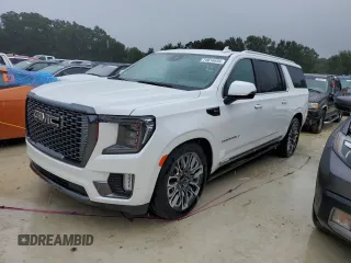 2023 GMC Yukon XL Denali Ultimate with VIN 1GKS2KKL0PR475955, listed as a Copart auction lot 74614444 with 24,229 mi miles and Non Repairable. Bid and sale history available at carsss.com. Image 1.
