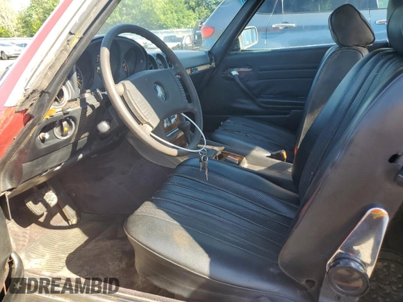 1978 Mercedes-Benz SL с VIN 10704412048794, выставлен на аукционе Copart как лот 57632195 с пробегом 233 537 миль миль и Чистый • Clean title. История ставок и продаж доступна на DreamBid. Изображение 7.