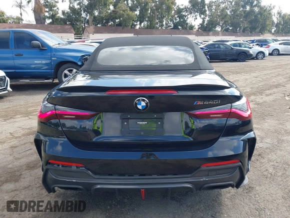 2023 BMW 4 Series M440i with VIN WBA53AT09PCL49954, listed as a IAAI auction lot 41478951 with 27,105 mi miles and . Bid and sale history available at DreamBid. Image 17.