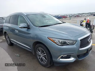 2019 Infiniti QX60 Pure z VIN 5N1DL0MN2KC510720, wystawiony jako IAAI lot #42286787 z przebiegiem 136 121 mil mil oraz . Historia ofert i sprzedaży dostępna na DreamBid. Obrazek 1.