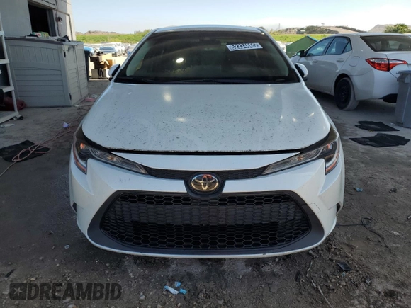 2020 Toyota Corolla LE with VIN JTDEPRAE6LJ084825, listed as a Copart auction lot 52334865 with 37,497 mi miles and Clean Title. Bid and sale history available at carsss.com. Image 5.