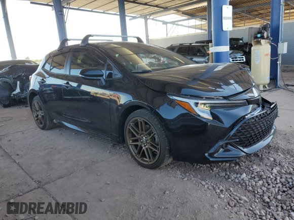 2024 Toyota Corolla SE with VIN JTND4MBE1R3218767, listed as a Copart auction lot 75134184 with 13,440 mi miles and Salvage Title. Bid and sale history available at DreamBid. Image 4.