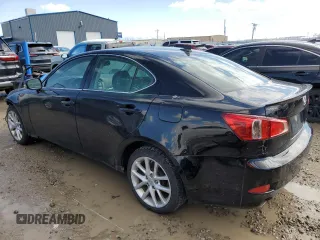 2013 Lexus IS 250 with VIN JTHCF5C23D5062845, listed as a Copart auction lot 48813515 with 124,064 mi miles and Salvage Title. Bid and sale history available at DreamBid. Image 2.