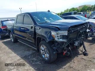 2019 GMC Sierra 1500 Denali z VIN 1GTU9FED1KZ407927, wystawiony jako IAAI lot #42161553 z przebiegiem 66 073 mil mil oraz . Historia ofert i sprzedaży dostępna na DreamBid. Obrazek 1.