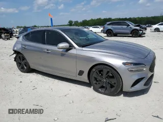 2022 Genesis G70 3.3T z VIN KMTG54TEXNU081802, wystawiony jako Copart lot #53719155 z przebiegiem 38 609 mil mil oraz Szkody całkowita. Historia ofert i sprzedaży dostępna na DreamBid. Obrazek 4.