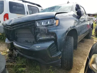 2021 Chevrolet Silverado 1500 RST with VIN 3GCUYEEDXMG120506, listed as a Copart auction lot 45408944 with 0 mi miles and Non Repairable. Bid and sale history available at carsss.com. Image 1.