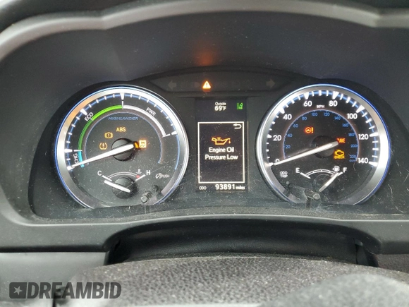 2016 Toyota Highlander Hybrid Limited with VIN 5TDDCRFH1GS013874, listed as a Copart auction lot 61328084 with 93,891 mi miles and Salvage Title. Bid and sale history available at carsss.com. Image 9.