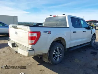 2023 Ford F-150 XL with VIN 1FTFW1E5XPKE92229, listed as a IAAI auction lot 41686774 with 58,008 mi miles. Bid and sale history available at carsss.com. Image 4.