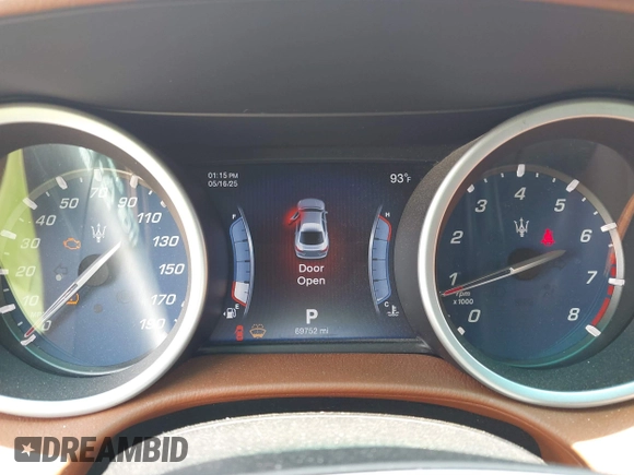 2016 Maserati Ghibli S Q4 z VIN ZAM57RTA4G1178696, wystawiony jako IAAI lot #42294337 z przebiegiem 69 752 mil mil oraz . Historia ofert i sprzedaży dostępna na DreamBid. Obrazek 7.