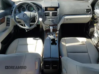 2011 Mercedes-Benz C with VIN WDDGF5EB2BR174774, listed as a Copart auction lot 52709625 with 124,781 mi miles and Salvage Title. Bid and sale history available at carsss.com. Image 8.