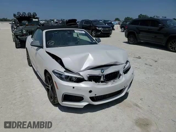 2019 BMW 2 Series M240i with VIN WBA2N1C59K7D55881, listed as a Copart auction lot 52225883 with 26,777 mi miles. Bid and sale history available at carsss.com. Image 11.