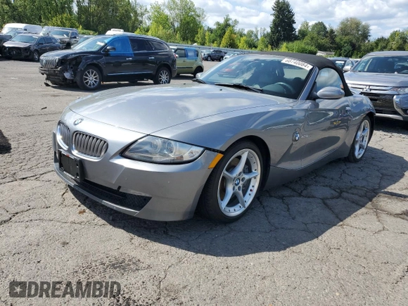 2008 BMW Z4 3.0si with VIN 4USBU53508LX04379, listed as a Copart auction lot 68740084 with 69,685 mi miles and Salvage title. Bid and sale history available at DreamBid. Image 1.