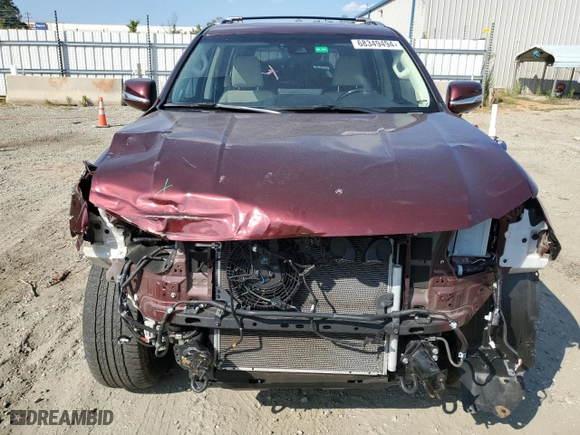 2022 Lexus GX with VIN JTJAM7BX8N5316023, listed as a Copart auction lot 68349494 with 30,197 mi miles and Salvage Title. Bid and sale history available at carsss.com. Image 5.