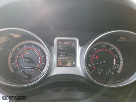 2013 Dodge Journey GT with VIN 3C4PDDEG1DT504663, listed as a Copart auction lot 74391844 with 132,241 mi miles and Salvage Title. Bid and sale history available at carsss.com. Image 9.