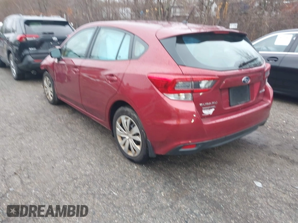 2022 Subaru Impreza z VIN 4S3GTAB63N3728561, wystawiony jako IAAI lot #38580780 z przebiegiem 6320 mil mil oraz . Historia ofert i sprzedaży dostępna na DreamBid. Obrazek 3.