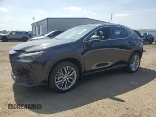 2024 Lexus NX 350h Luxury with VIN 2T2HKCEZ2RC018424, listed as a Copart auction lot 63134645 with 5,158 mi miles and Salvage title. Bid and sale history available at DreamBid. Image 1.