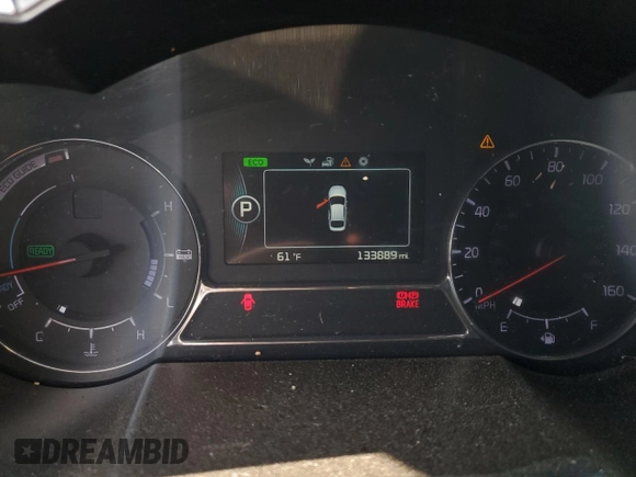 2014 Kia Optima Hybrid LX with VIN KNAGM4AD2E5071333, listed as a Copart auction lot 79737594 with 133,889 mi miles and Salvage Title. Bid and sale history available at carsss.com. Image 9.
