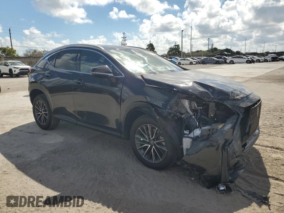 2023 Lexus NX with VIN 2T2GGCEZ9PC020598, listed as a Copart auction lot 44828055 with 11,732 mi miles and Salvage Title. Bid and sale history available at carsss.com. Image 4.