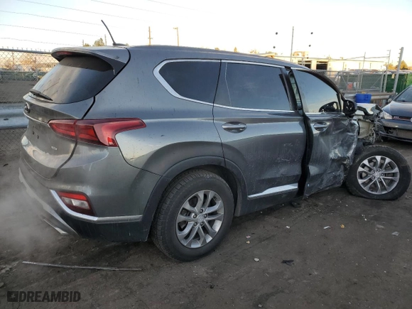2020 Hyundai Santa Fe SE with VIN 5NMS2CAD4LH142619, listed as a Copart auction lot 84668674 with 95,999 mi miles and Salvage Title. Bid and sale history available at carsss.com. Image 3.