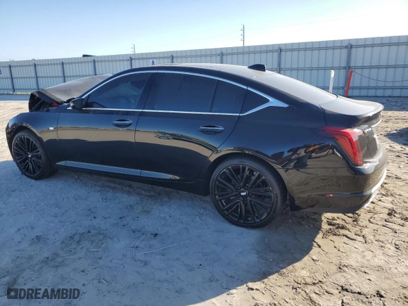 2021 Cadillac CT5 Premium Luxury with VIN 1G6DN5RWXM0143344, listed as a Copart auction lot 41853014 with NaN miles and Salvage Title. Bid and sale history available at carsss.com. Image 2.