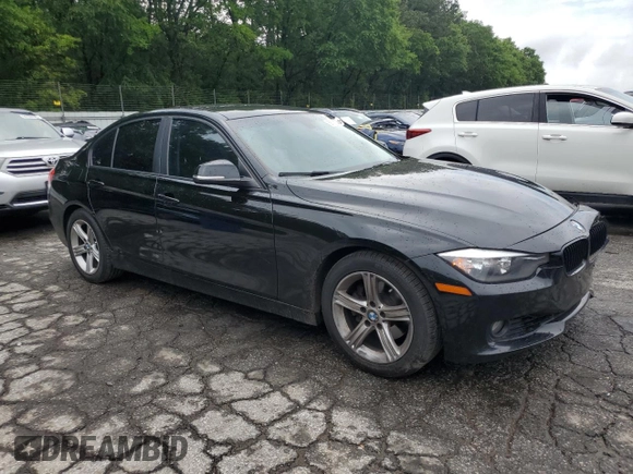 2013 BMW 3 Series 328i with VIN WBA3C1C52DF434955, listed as a Copart auction lot 55730345 with 171,680 mi miles and Salvage title. Bid and sale history available at DreamBid. Image 4.