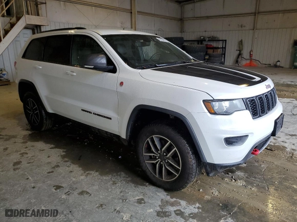 2019 Jeep Grand Cherokee Trailhawk with VIN 1C4RJFLG7KC553665, listed as a Copart auction lot 45095485 with 134,533 mi miles and Salvage Title. Bid and sale history available at carsss.com. Image 4.