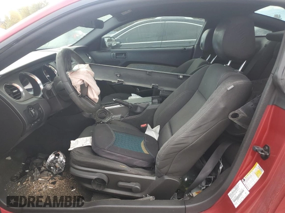2012 Ford Mustang V6 Premium with VIN 1ZVBP8AM2C5253751, listed as a Copart auction lot 75839064 with 0 mi miles and Non Repairable. Bid and sale history available at carsss.com. Image 7.