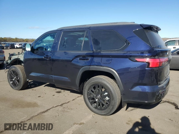 2025 Toyota Sequoia SR5 with VIN 7SVAAABA9SX055317, listed as a Copart auction lot 42635565 with 85 mi miles and Salvage Title. Bid and sale history available at carsss.com. Image 2.