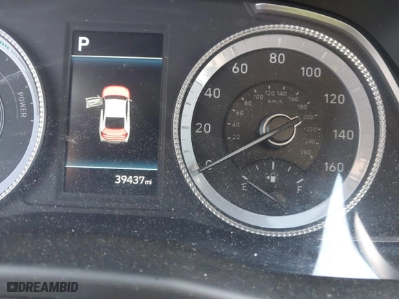 2021 Hyundai Sonata Hybrid SEL with VIN KMHL34JJ1MA027058, listed as a IAAI auction lot 41187431 with 39,437 mi miles. Bid and sale history available at carsss.com. Image 7.