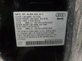 2011 Audi Q7 S line with VIN WA1DGAFE2BD008810, listed as a Copart auction lot 42805735 with 162,056 mi miles and Clean title. Bid and sale history available at DreamBid. Image 13.