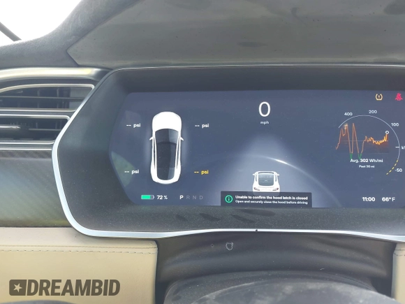 2014 Tesla Model S P85D with VIN 5YJSA1H20EFP63761, listed as a IAAI auction lot 41980472 with 109,164 mi miles and . Bid and sale history available at DreamBid. Image 17.