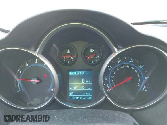 2014 Chevrolet Cruze LS with VIN 1G1PA5SH9E7320758, listed as a IAAI auction lot 41834500 with 214,512 mi miles and . Bid and sale history available at DreamBid. Image 7.