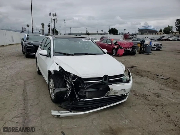2020 Volkswagen Golf TSI with VIN 3VWG57AU1LM009105, listed as a Copart auction lot 53172025 with 46,782 mi miles and Salvage Title. Bid and sale history available at carsss.com. Image 11.