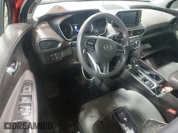 2019 Hyundai Santa Fe SE with VIN 5NMS2CAD8KH055076, listed as a Copart auction lot 52491615 with 121,494 mi miles and Salvage title. Bid and sale history available at DreamBid. Image 8.
