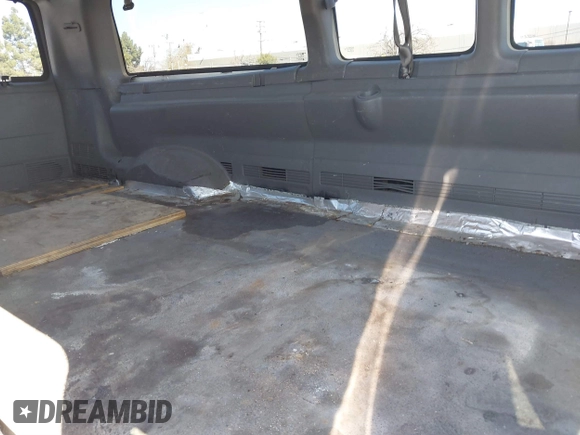 2013 Chevrolet Express Passenger LT with VIN 1GAZG1FG6D1143671, listed as a IAAI auction lot 41778148 with 196,175 mi miles and . Bid and sale history available at DreamBid. Image 8.