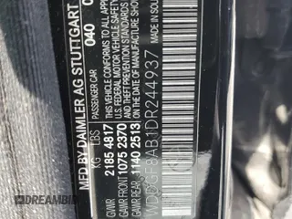 2013 Mercedes-Benz C 300 Sport z VIN WDDGF8AB1DR244937, wystawiony jako Copart lot #62313075 z przebiegiem 118 795 mil mil oraz Szkoda całkowita • Salvage title. Historia ofert i sprzedaży dostępna na DreamBid. Obrazek 12.