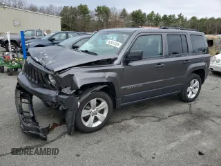 2017 Jeep Patriot High Altitude with VIN 1C4NJRFB5HD158953, listed as a Copart auction lot 52857285 with 75,574 mi miles and Salvage Title. Bid and sale history available at carsss.com. Image 1.