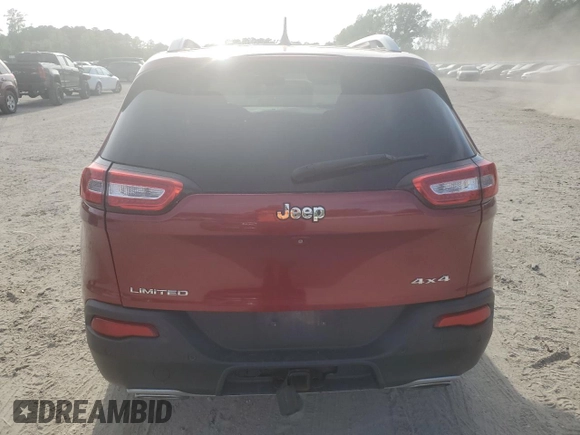 2015 Jeep Cherokee Limited with VIN 1C4PJMDS7FW662680, listed as a Copart auction lot 53977555 with 114,179 mi miles and Salvage Title. Bid and sale history available at DreamBid. Image 6.